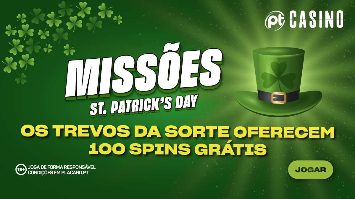 Placard Casino Missões St. Patrick's Day